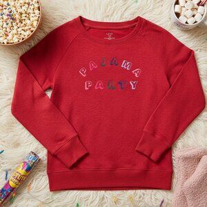Love by Gap Pajama Party Graphic Sleep Top Red